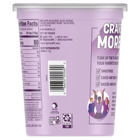 Light + Fit Nonfat Gluten-Free Vanilla Yogurt Tub, 32 oz. - Pick ‘n Save