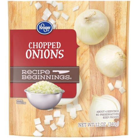 Kroger® Recipe Beginnings® Frozen Onions Chopped, 12 oz - Kroger