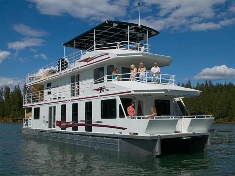 Shasta Lake - Houseboats Rentals Pontoon Houseboat, Houseboat Rentals, Houseboat Living, Pontoon ...