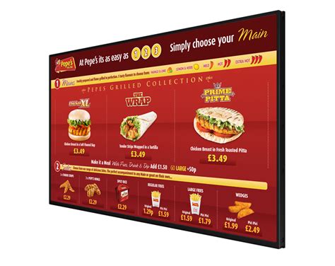 Indoor Digital Menu ScreensFrom: £537.00 - Ask 4 Screens | Ask Design LTD