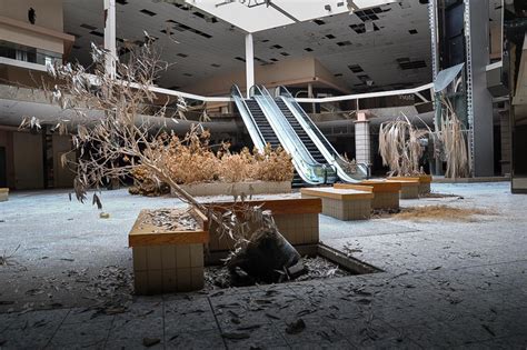 Seph Lawless photographs abandoned malls in his book, Black Friday.