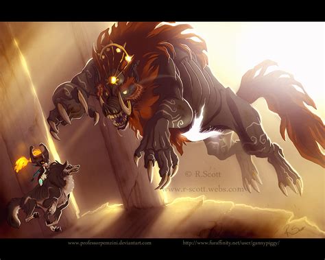 Link vs. Ganon by AdoobibullTwin4 on DeviantArt