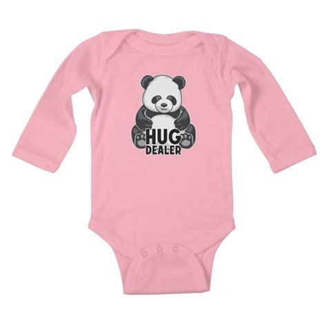 Hug Dealer Cute Panda Bear Zoology in 2021 | Cute panda, Panda bear, Funny baby onesies