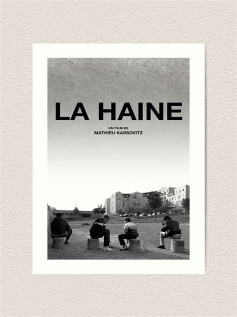 "La Haine Poster Film Movie" Art Print for Sale by bluebird-king | Redbubble