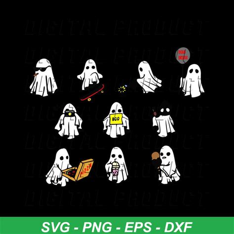 Bundle Cute Ghost svg, Ghost Clipart, Cute ghost svg, Boo sv | Inspire Uplift