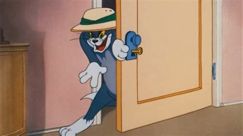 Tom & Jerry creeping & Going through Door evil Laughing & closing the door Video Meme Template ...