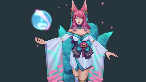 Spirit Blossom Ahri - 3D model by ybourykina [f2a55a2] - Sketchfab