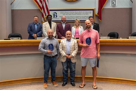 City of Bryan staff and residents honored at council meeting – City of Bryan, Texas