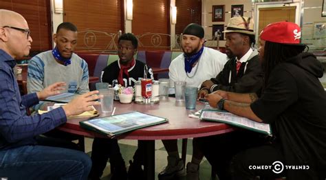 Larry Wilmore sits down with Baltimore’s Bloods and Crips: “You know the cops are running wild ...