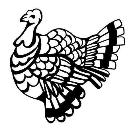 Clipart, Turkey Clipart Black And White 19 Black And - Turkey - Clip ...