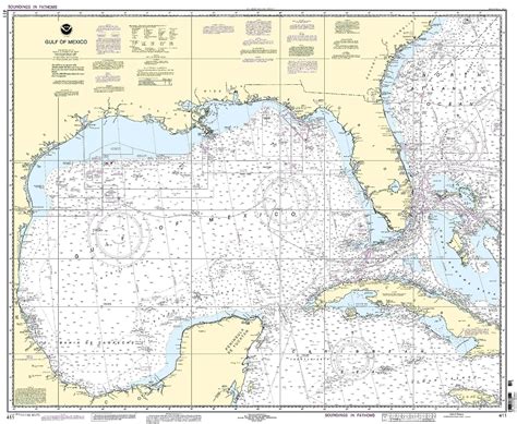 Depth Chart Gulf Of Mexico Depth Map