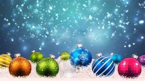 Download Bauble Snow Colorful Christmas Ornaments Holiday Christmas HD Wallpaper