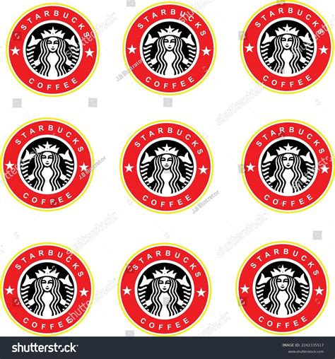 Logo Design Vector Art Starbucks Stock Vector (Royalty Free) 2242335517 ...