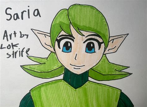 Saria ocarina of time by Xrfreedom13 on DeviantArt