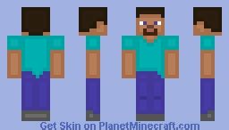 Simple steve Minecraft Skin