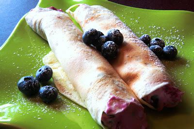 Cooking Dunkin Style: Fresh Blueberry Crepes