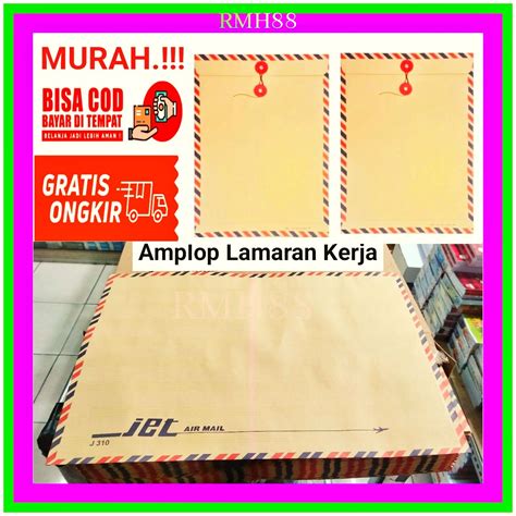 20 Pcs Amplop Coklat Tali KIKI/Map Lamaran Kerja | Lazada Indonesia