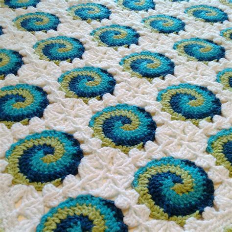 CROCHET PATTERN and CHART: Swirl-3 Baby Blanket - Etsy