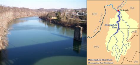 Allegheny And Monongahela River Map