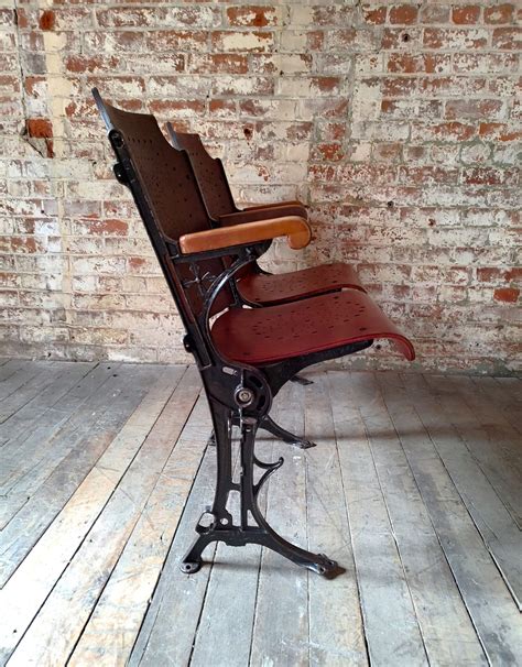 Antique Theater Seats - Vintage Industrial by Get Back, Inc