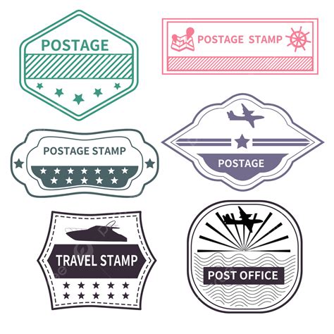 Postmark Stamp PNG Transparent, Postmark Stamp Combination Passport Travel, Postmark, Stamp ...