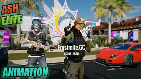 -ASH ELITE SKIN MVP ANIMATION RAINBOW SIX SIEGE- - YouTube