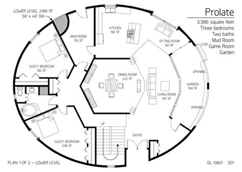 The 22 Best Round Homes Floor Plans - House Plans | 24349