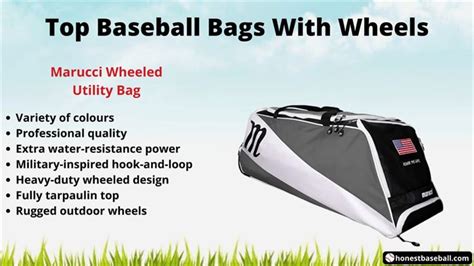 Top 8 Baseball Bags With Wheels Review (Updated in Nov 2023)