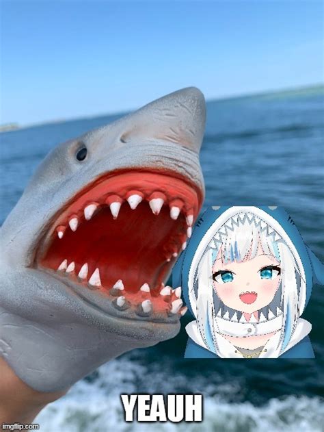 The Shark Puppet with waifu - Imgflip