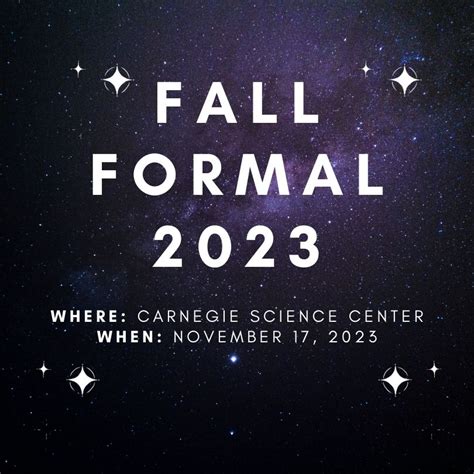 CarnegieMellonTickets - GSA Fall Formal @ The Carnegie Science Center!