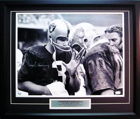 20x24 Autograph Frame - Daryle Lamonica Oakland Raiders