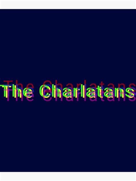 "The Charlatans Band LOgo art " Poster for Sale by RapBattle | Redbubble