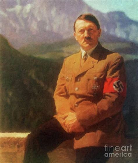 Leaders Of Wwii - Adolf Hitler Poster by John Springfield