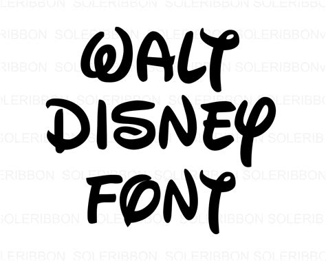 Walt Disney Alphabet Font Walt Disney SVG Disney design | Etsy in 2021 ...