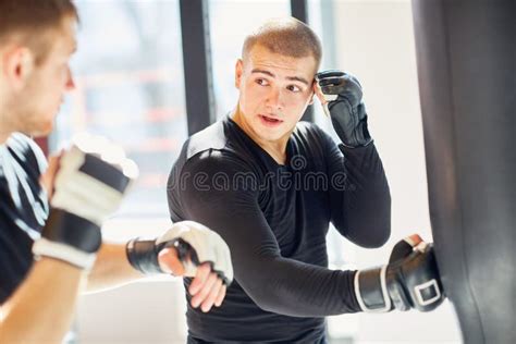 Personal Boxing Training in Gym Stock Image - Image of coach, training: 91190353