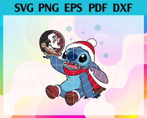 Stitch Christmas Svg Florida State Svg, Florida State Svg, Florida ...