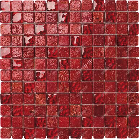 Glass Mix Stone Mosaic Tiles, Red Mosaic Wall Tiles, Red Mosaic Tile, View Red Mosaic Tile ...