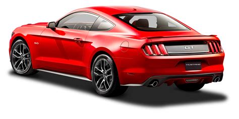 Ford Mustang Red Car Back Side PNG Image - PurePNG | Free transparent CC0 PNG Image Library