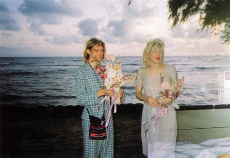 Rare Photos of Courtney Love and Kurt Cobain on Their Wedding Day in Hawaii, 1992 ~ Vintage Everyday