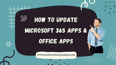 How to Update Microsoft 365 Apps and Office Apps