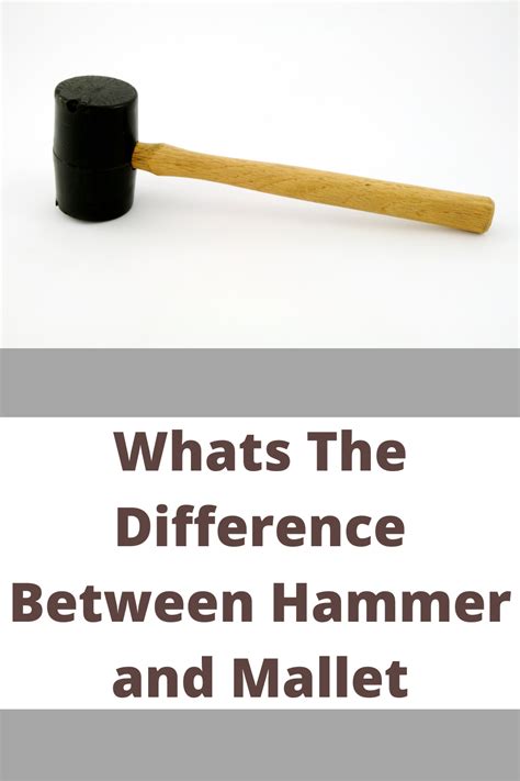 Hammer or mallet? What's the difference? In short, hammers are designed for striking nails while ...