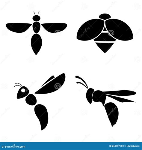 Vector wasp logo stock illustration. Illustration of whitetailed ...