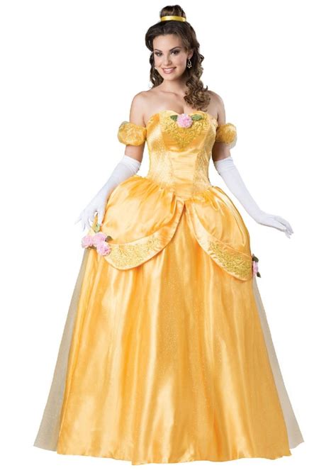 Yellow Fairytale Belle Womens Costume - Princess Costumes