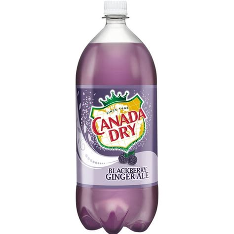 Canada Dry Blackberry Ginger Ale Soda, 2 L bottle - Walmart.com - Walmart.com