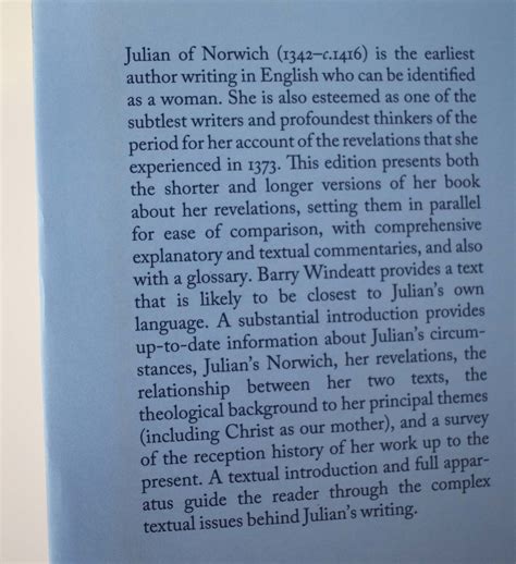 Julian of Norwich: Revelations of Divine Love, The Short Text and the Long Text | Julian of ...