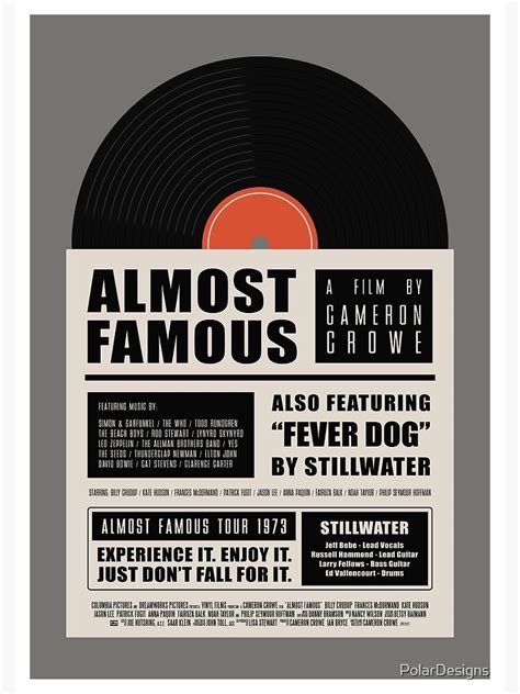 "Almost Famous film poster" Poster for Sale by PolarDesigns | Redbubble