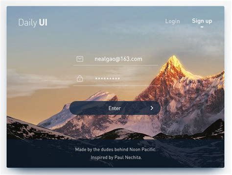 44 Beautiful Sign Up form Designs | Naldz Graphics in 2020 | Login page ...