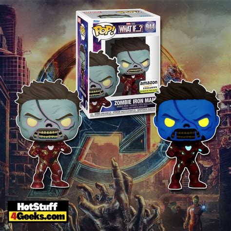 2021 NEW What If...? Zombie Iron Man Glow Funko Pop! EXCL