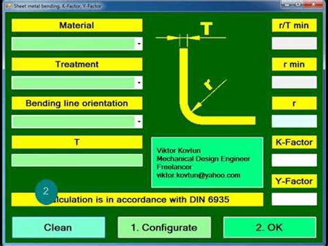 How To Calculate K Factor In Sheet Metal