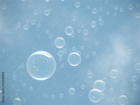 Water bubbles background Stock Illustration | Adobe Stock